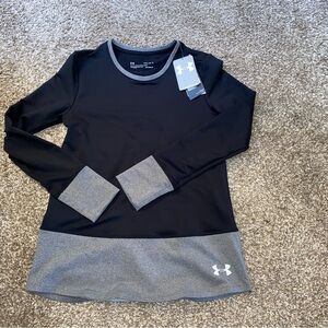 Under Armour Black and Gray ColdGear Top